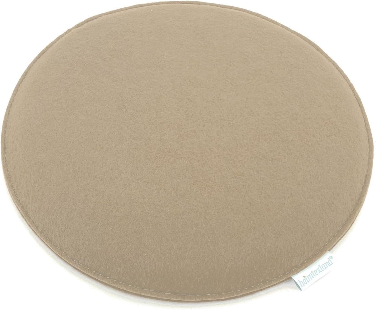 4er-Pack runder Sitzkissen, 4 Sand