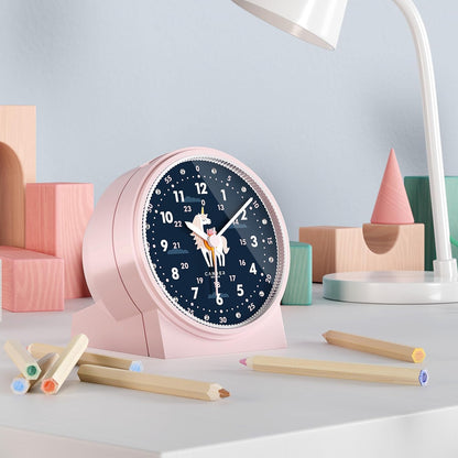 Kinderwecker MNU 1209 M lautlos mit Licht und Snooze