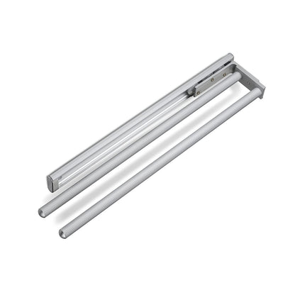 2-armiger Teleskop-Handtuchhalter, Ev1 Eloxiert 2-armig 450 - 730 mm