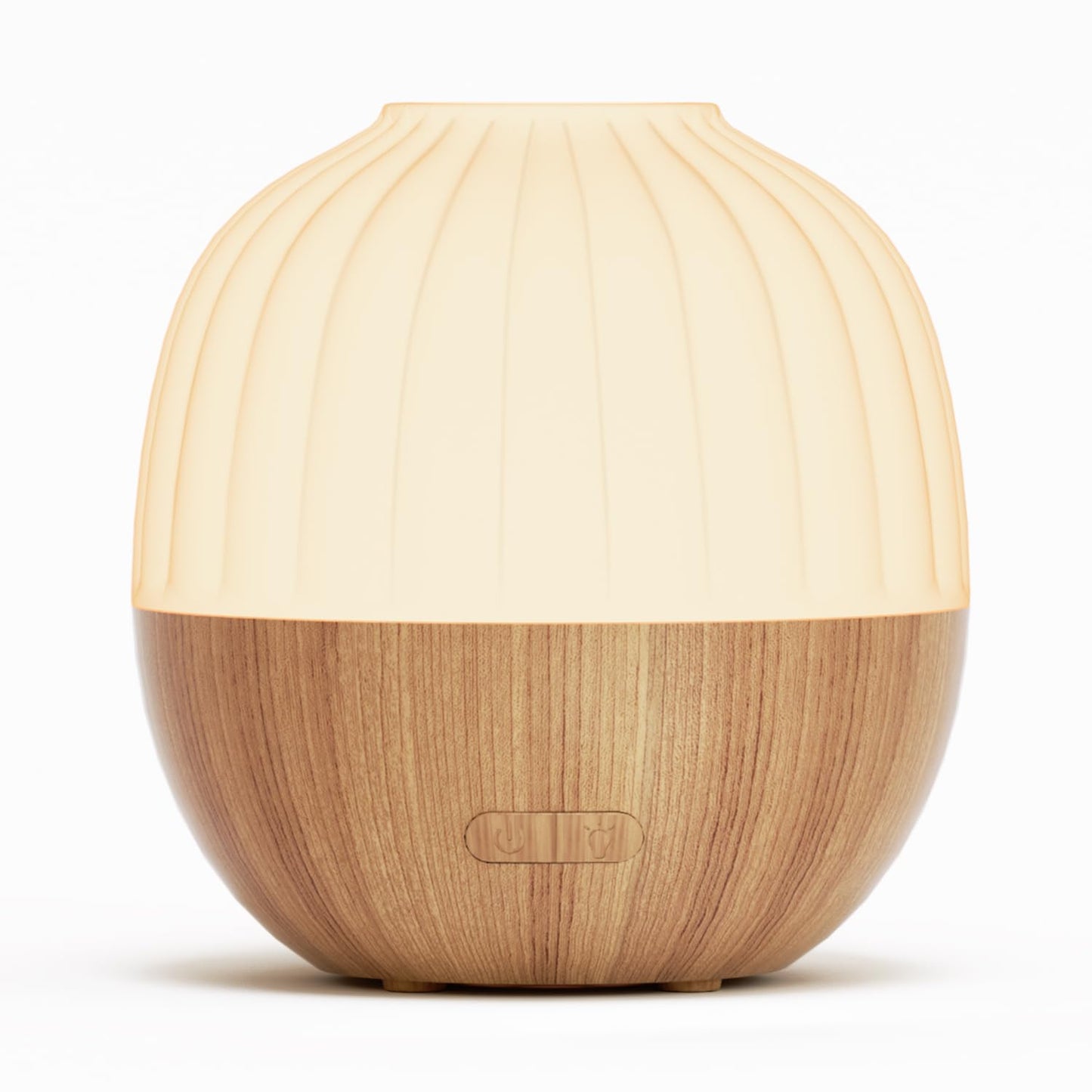 Aroma Diffuser Ultraschall mit Abschaltautomatik, Weiß Holzmaserung 300ml
