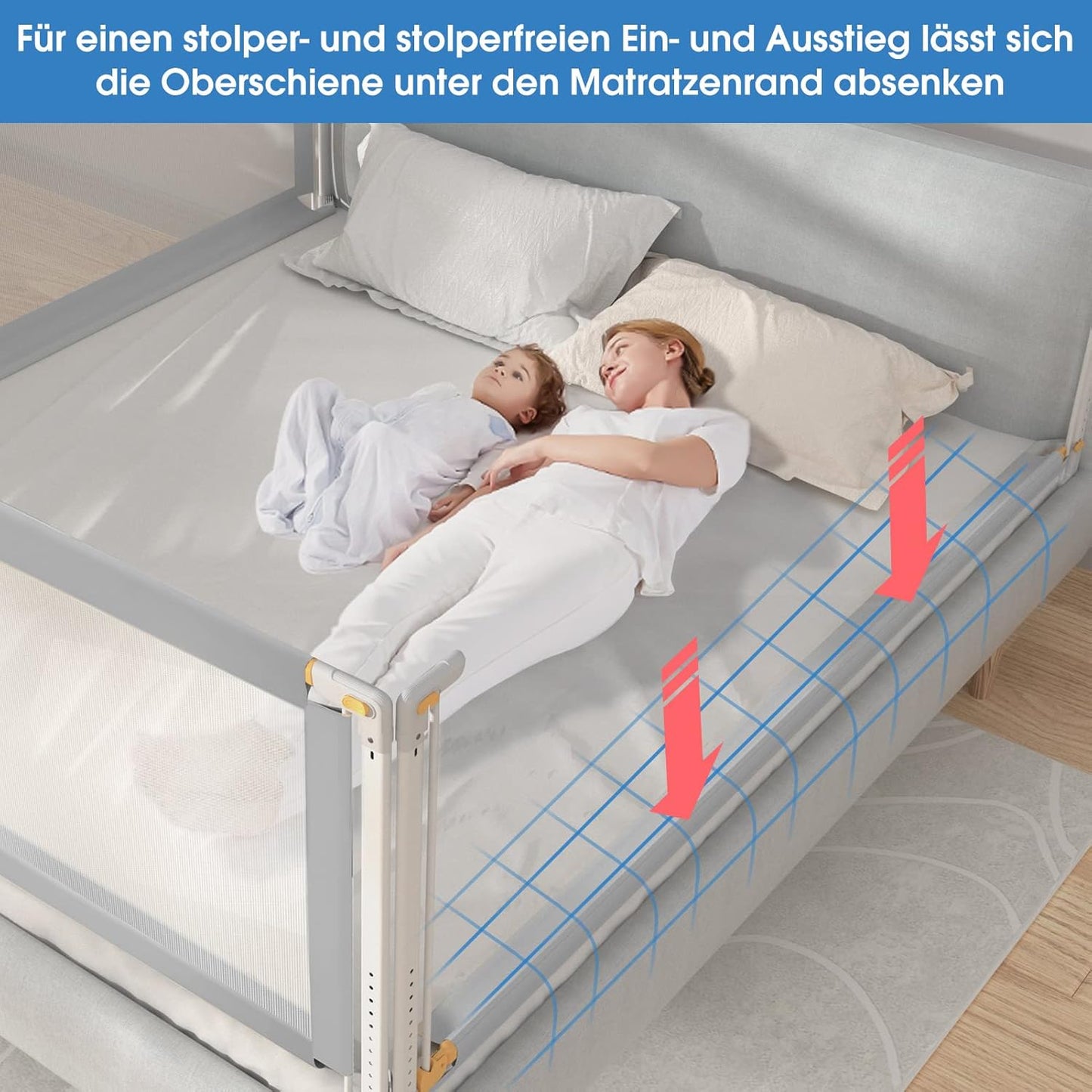 Bettschutzgitter, 180cm