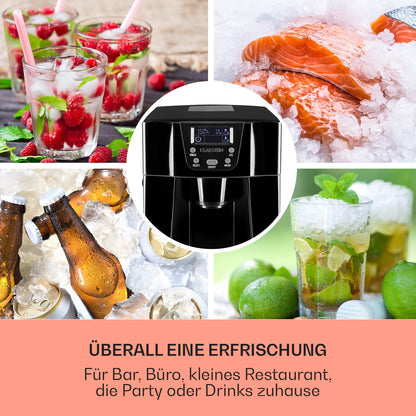 Eiswürfelmaschine, Farbe: Schwarz