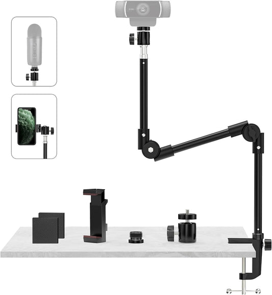 Webcam Halterung mit Schwanenhals & Handyhalterung