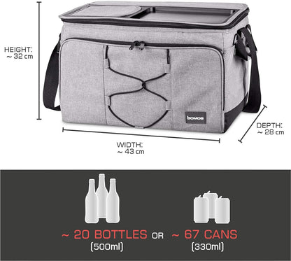 Kühltasche Icebreezer KT43, Grau-Grösse M: 45l