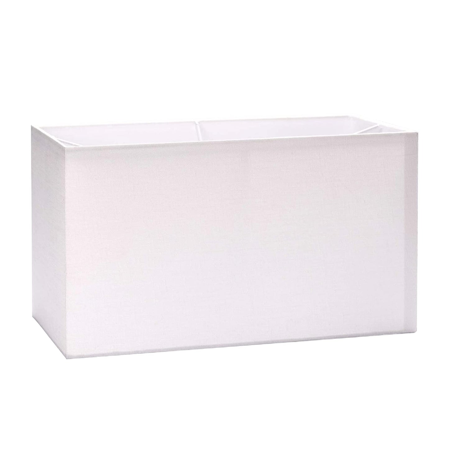 Rechteckiger Lampenschirm, Weiss 32x16x18cm