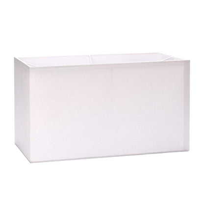 Rechteckiger Lampenschirm, Weiss 32x16x18cm