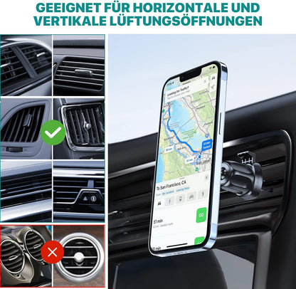 Magnetische Handyhalterung für Auto-Lüftung (360°)