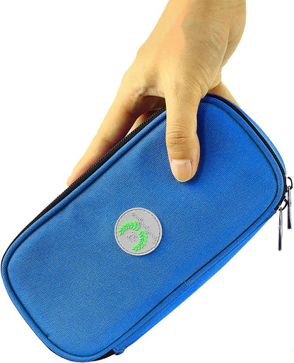 Insulin Kühltasche für Diabetiker mit Kühlakkus, 01 Y1-blau