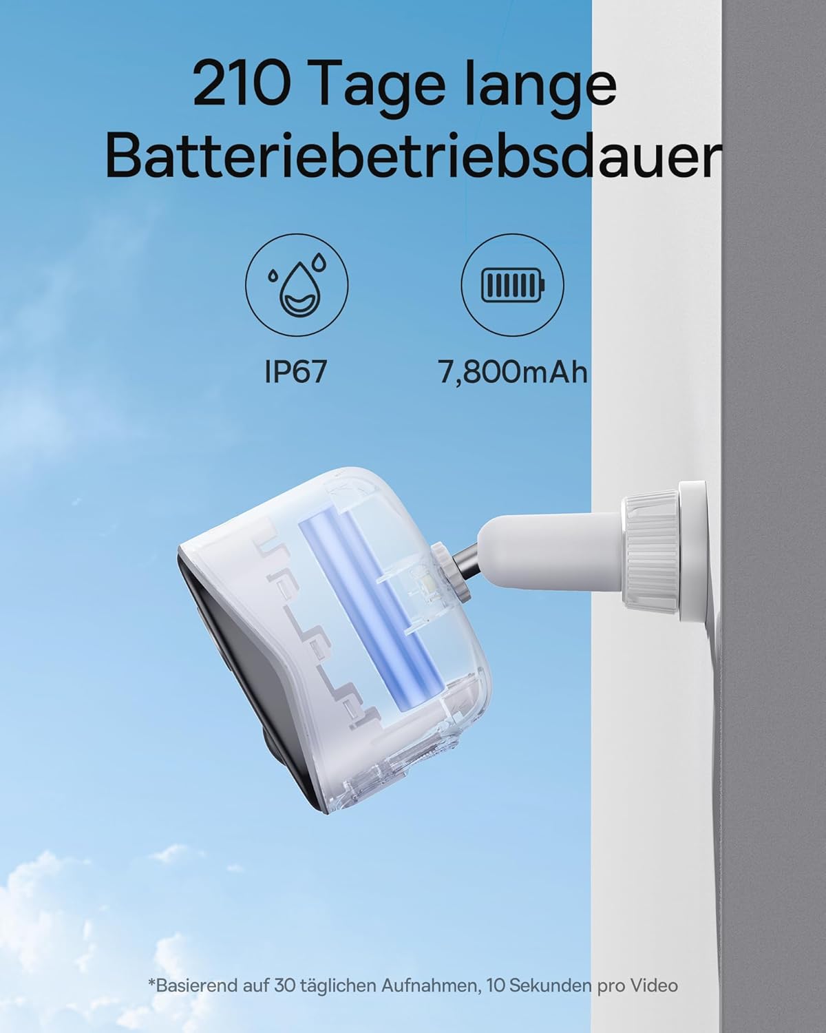 N1 Überwachungskamera Kit mit Bewegungsmelder, N1-2 Cam Kit