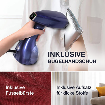 Dampfbügeleisen, Blau