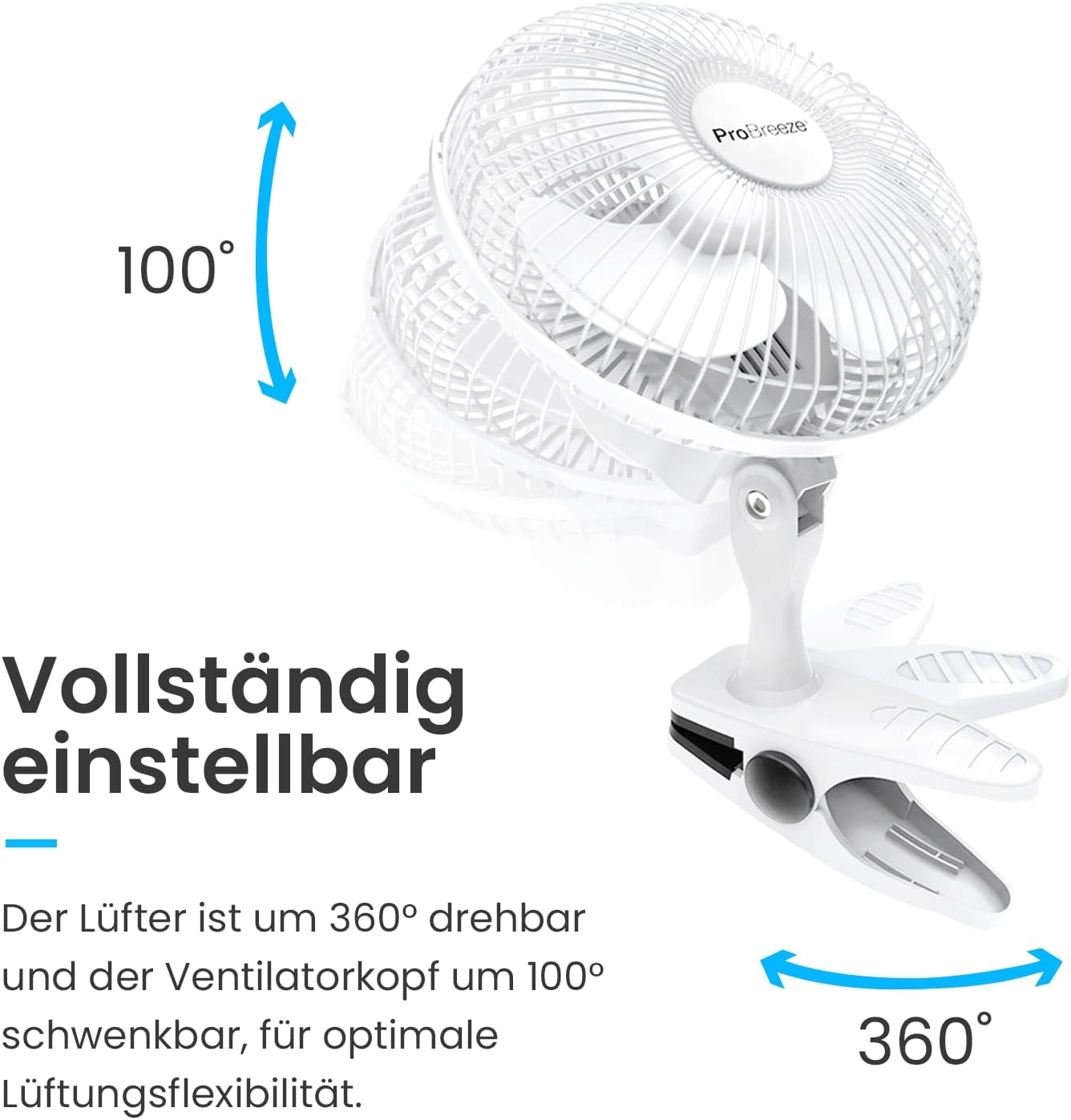 Mini Ventilator ‎PB-01, Weiss
