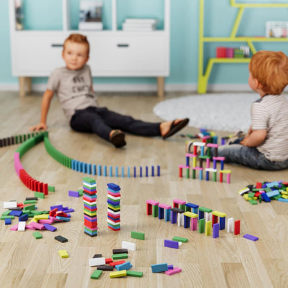 Domino Holzbausteine-Set (300 Stück), 300 St&#xFC;ck