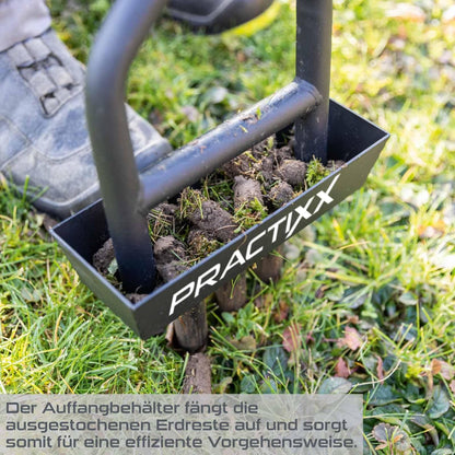 PX-RL10 Hand-Rasenlüfter mit Auffangbehälter