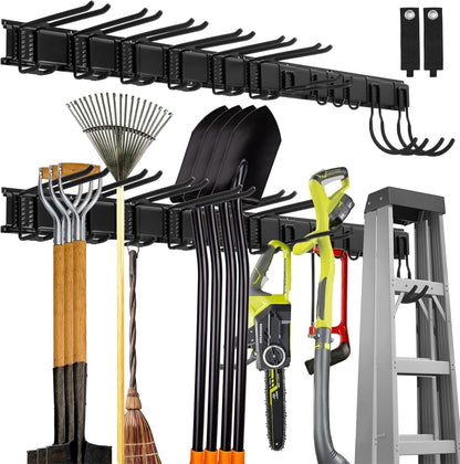 Garagen-Werkzeug-Management, 64 Zoll 4 Panel und 12 Haken