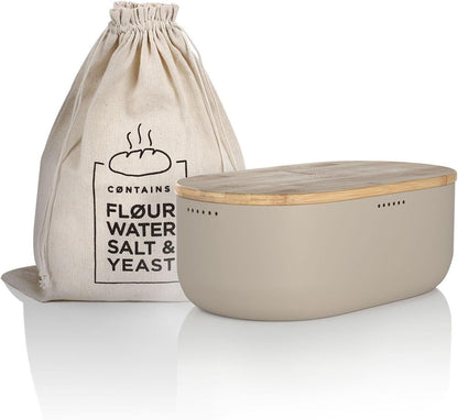 Brotkasten „Ægte“ mit Brotsack