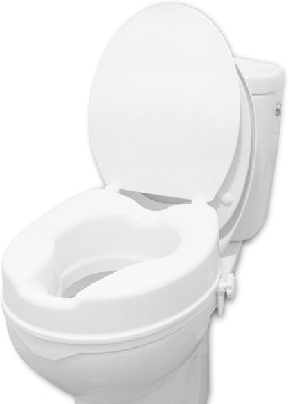 Toilettensitzerhöhung mit Deckel