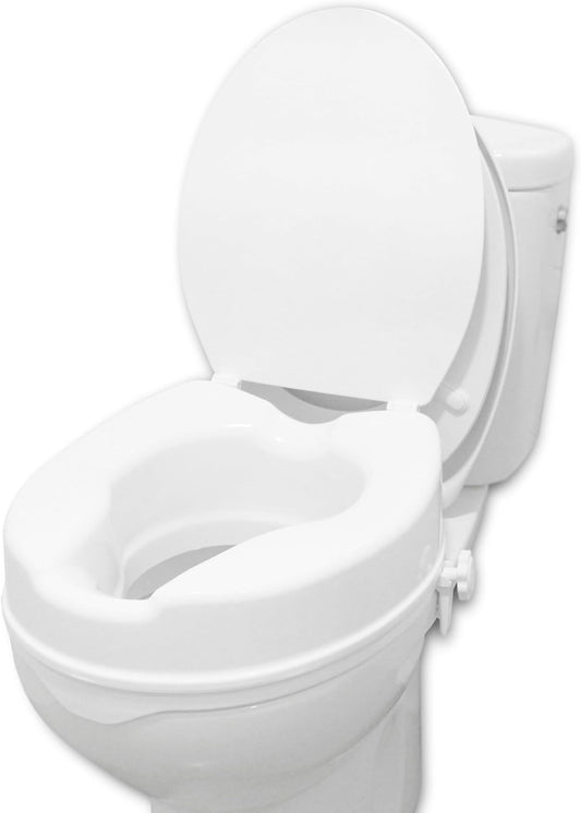 Toilettensitzerhöhung mit Deckel