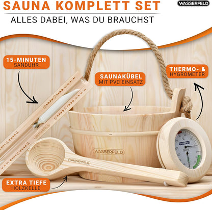 Saunaeimer-Set, 4 Liter