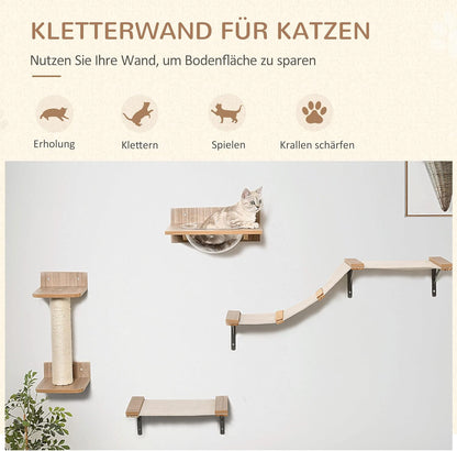 Katzenkletterwand-Set