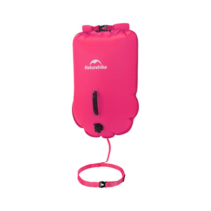 Schwimmboje mit verstellbarem Hüftgurt, Rosa/25l