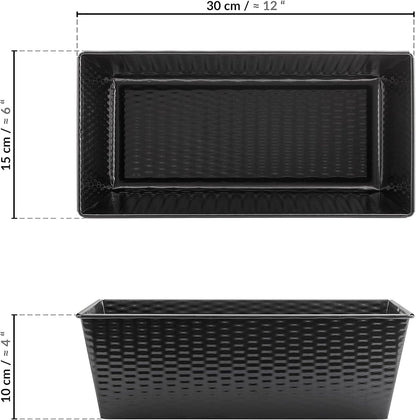 Sauerteigbeständige Kastenbackform (30 x 15 cm), 1x Kastenform groß, 30 x 15 x 10 cm