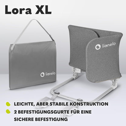 Lora XL Bettschutzgitter, X-Large ; Grau