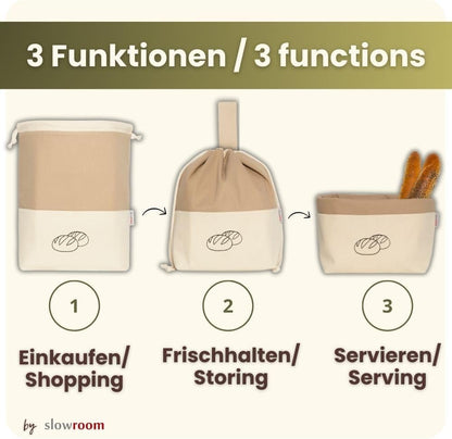 Brotbeutel, 3 in 1 Kaffee Latte