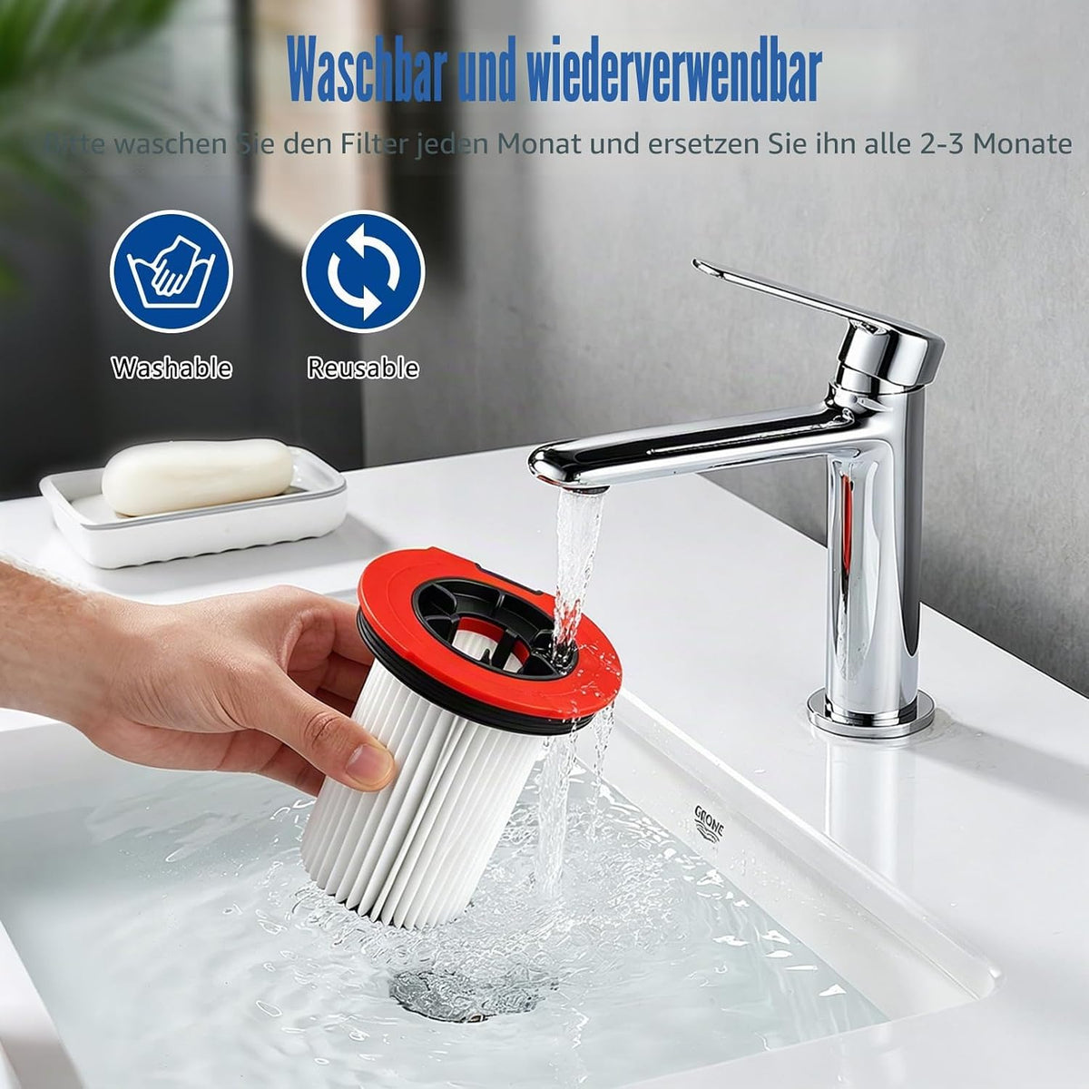 Ersatzfilter- & Zubehör-Kit für Bosch Unlimited 10 / Unlimited 9