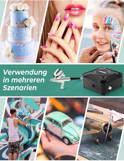 Airbrush Set mit Kompressor