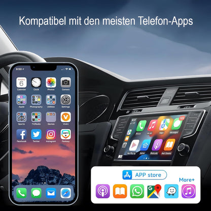 Wireless CarPlay & Android Auto Adapter, 2-in-1 Adapter