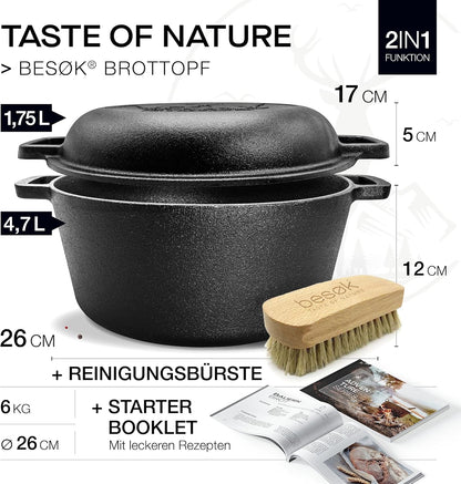 Dutch oven Brottopf Set, Brottopf Set