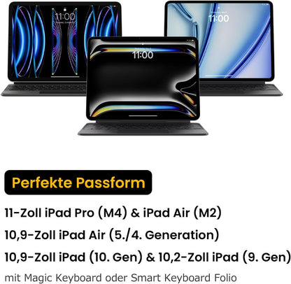 360° Tablet Hülle für 11", 10,9/11 Zoll für iPad/Pro/Air Navy Blau