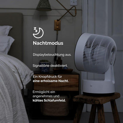 Tragbarer Ventilator Sefte mit Akku & Fernbedienung, Sefte® 8" Table
