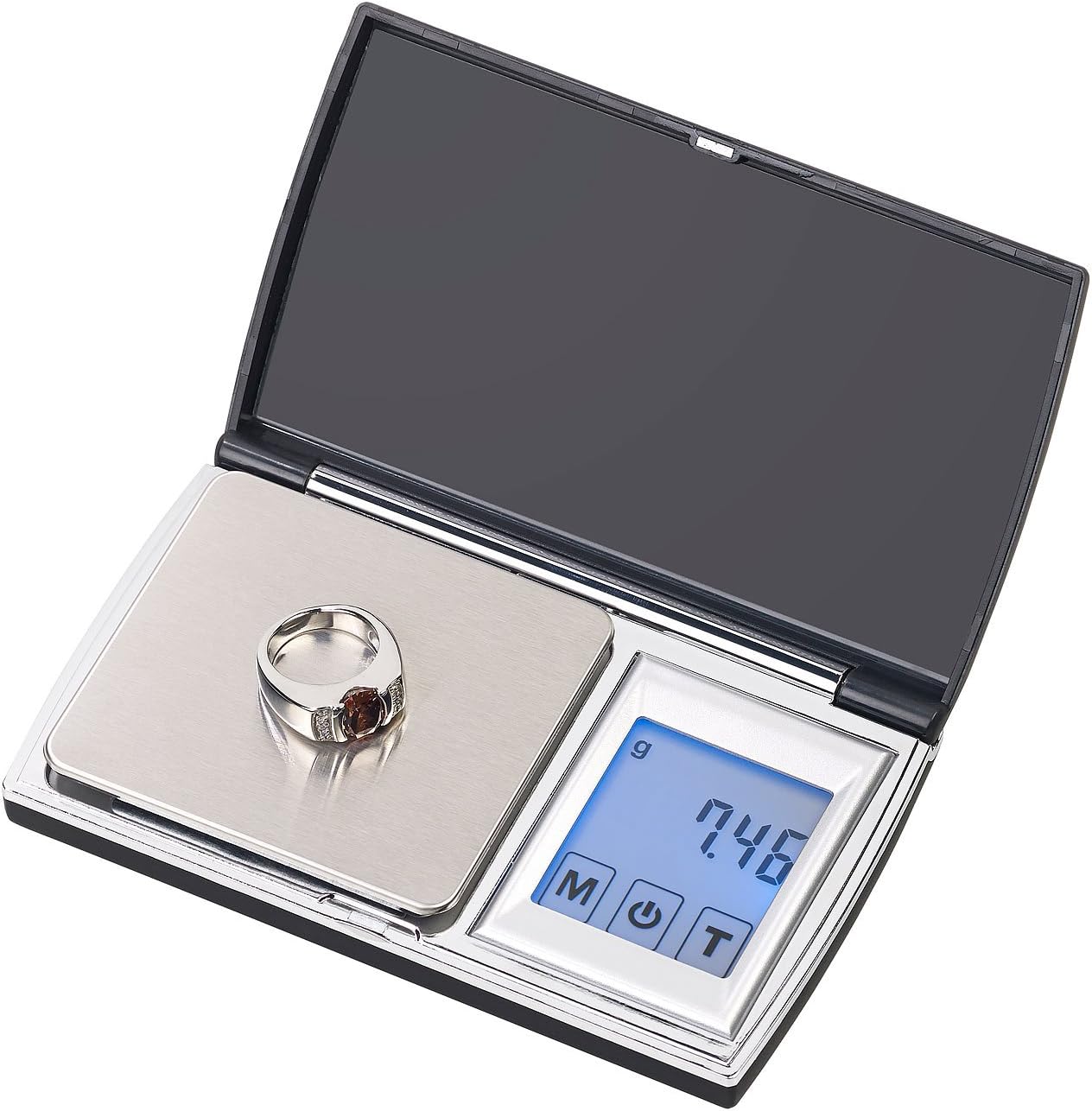 Digitale Taschen-Feinwaage mit Touch-Display