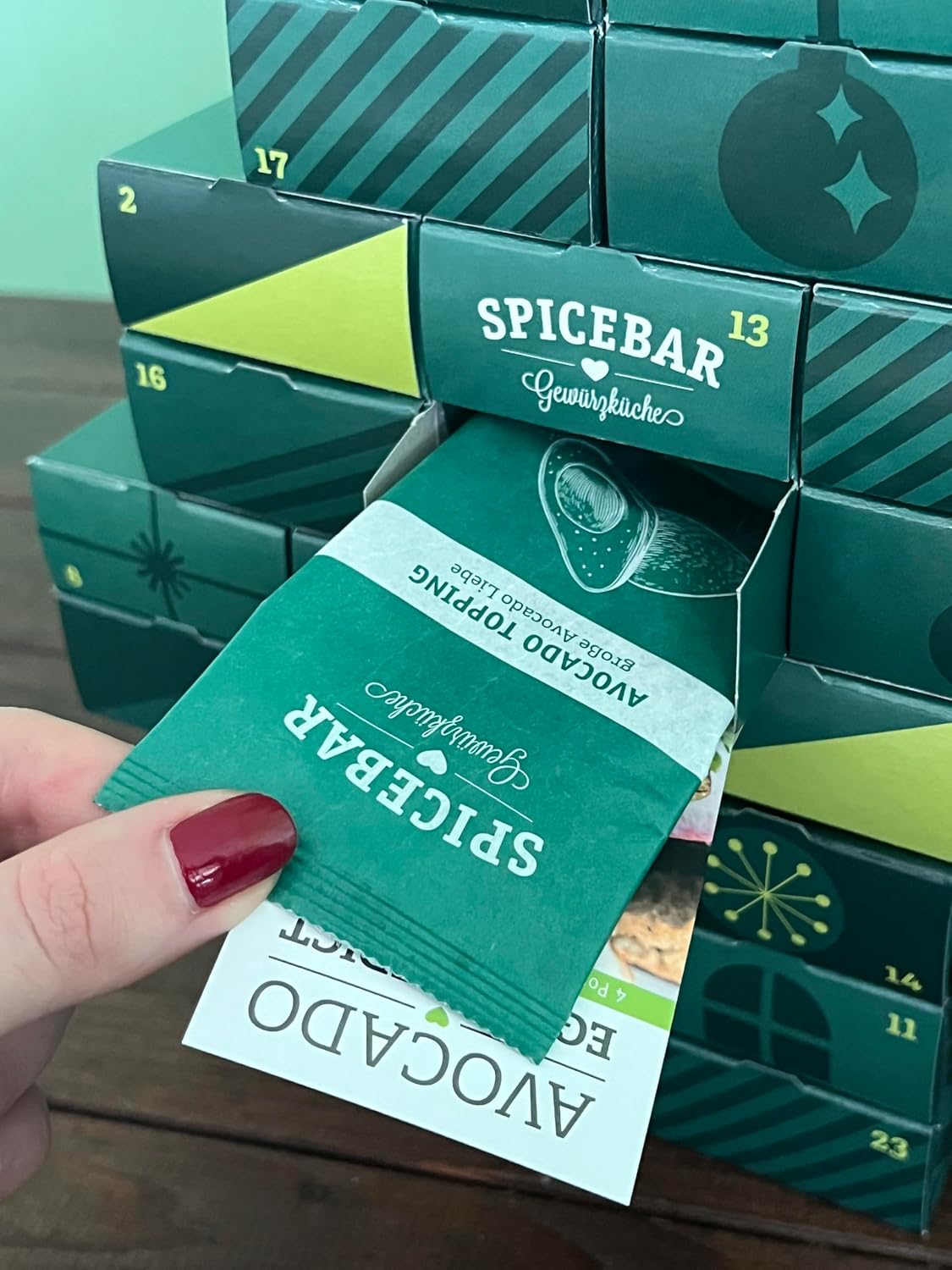 Gewürz-Adventskalender mit 24 Gewürzen, Gewürz Adventskalender