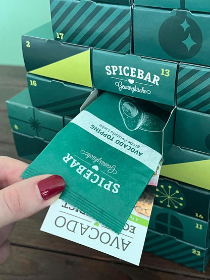 Gewürz-Adventskalender mit 24 Gewürzen, Gewürz Adventskalender