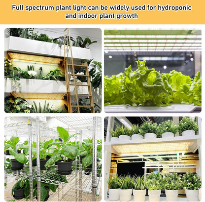 LED Pflanzenlampe mit Timer und Farbmodi, 4 Panels, 540LEDs