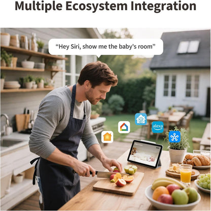 2K Sicherheitskamera G100 mit HomeKit Integration, Weiß