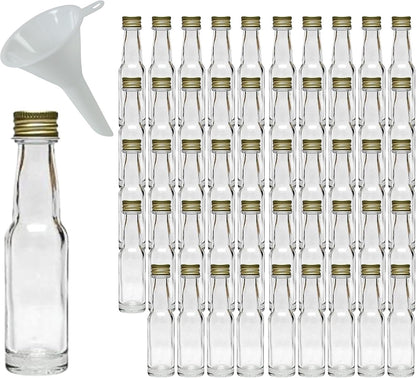 Mini Glasflaschen-Set mit Schraubverschluss (50 x 20ml), 50 x 20ml