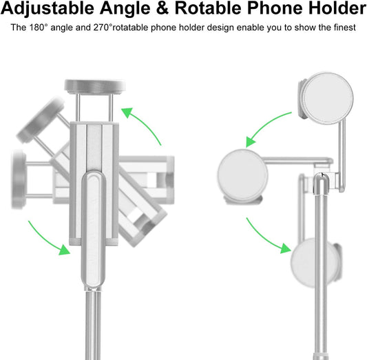 Bluetooth 3 in 1 Selfiestick, Weiß