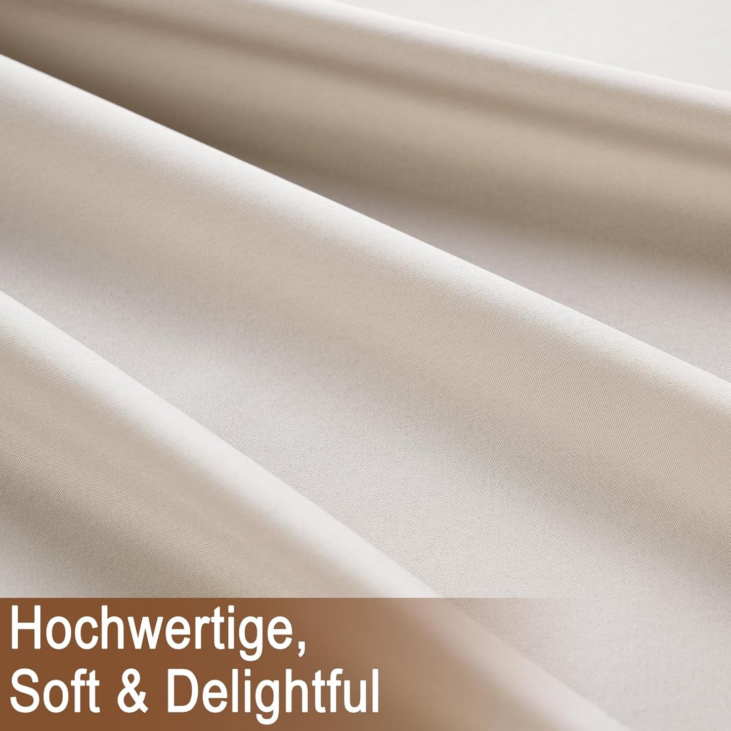 2-teiliges Betthimmel-Set für Hausbetten (2 Stück), H270 x B67 cm (2er Pack) Creme