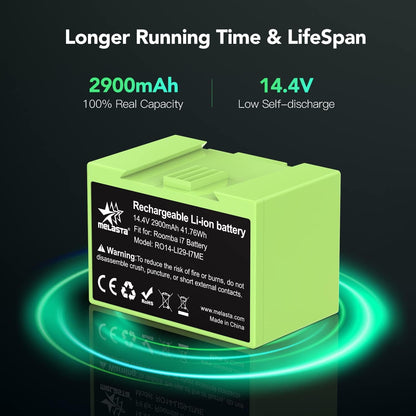 Ersatzakku für iRobot Roomba i7/i3/e5 Serie (2900mAh)