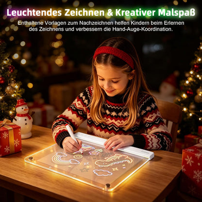 LED Zeichenbrett mit 10 Lichtmodi (16 Zoll), White