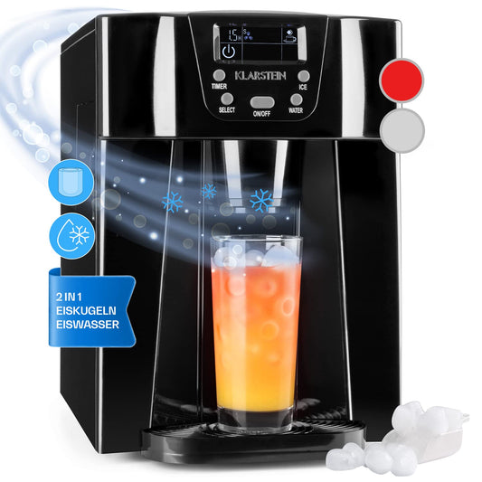 Eiswürfelmaschine, Farbe: Schwarz