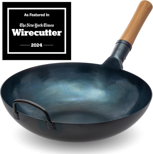 Wok Pfanne, 34 cm Blau