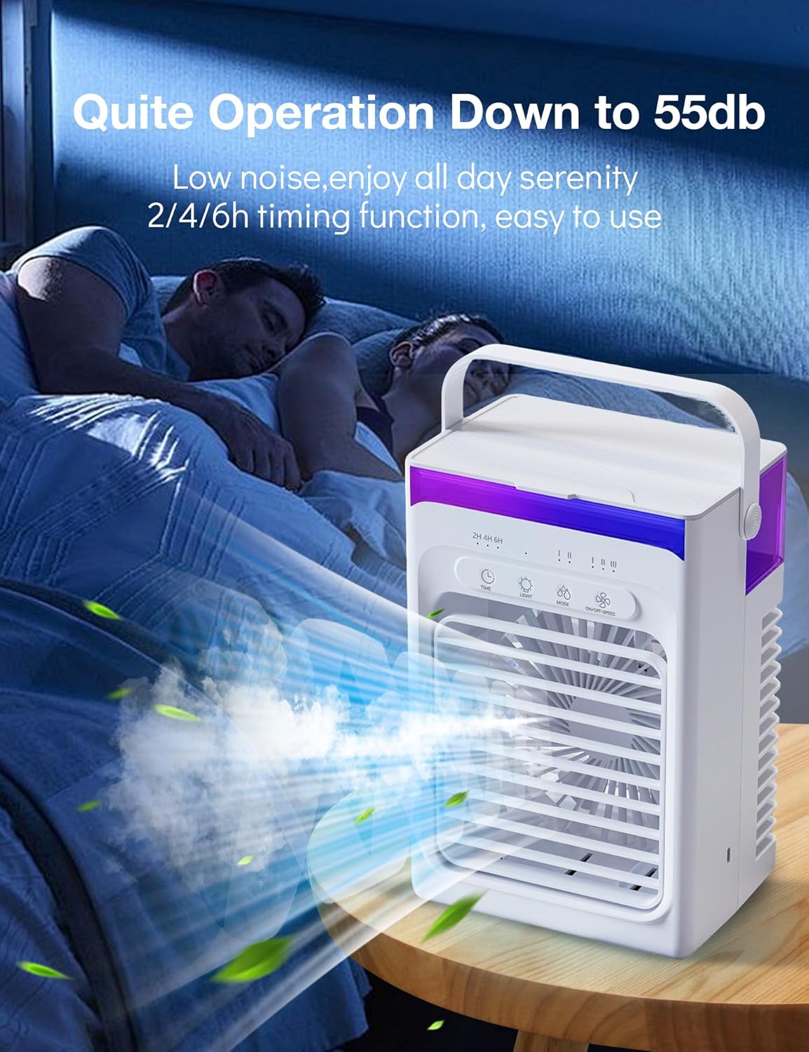 4-in-1 Mini Klimaanlage mit Luftkühler und Ventilator