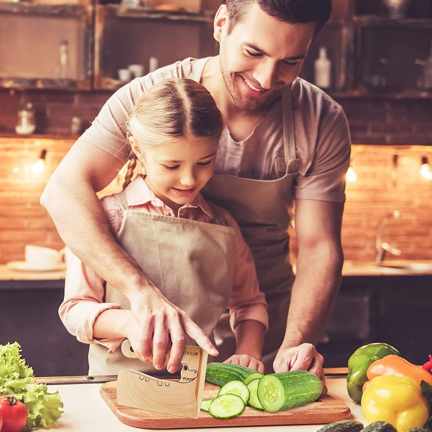 Kindermesser und Brotausstechformen, 41 Stück Set Enthält Krokodil
