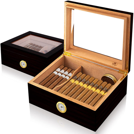 Zigarren Humidor, Schwarz