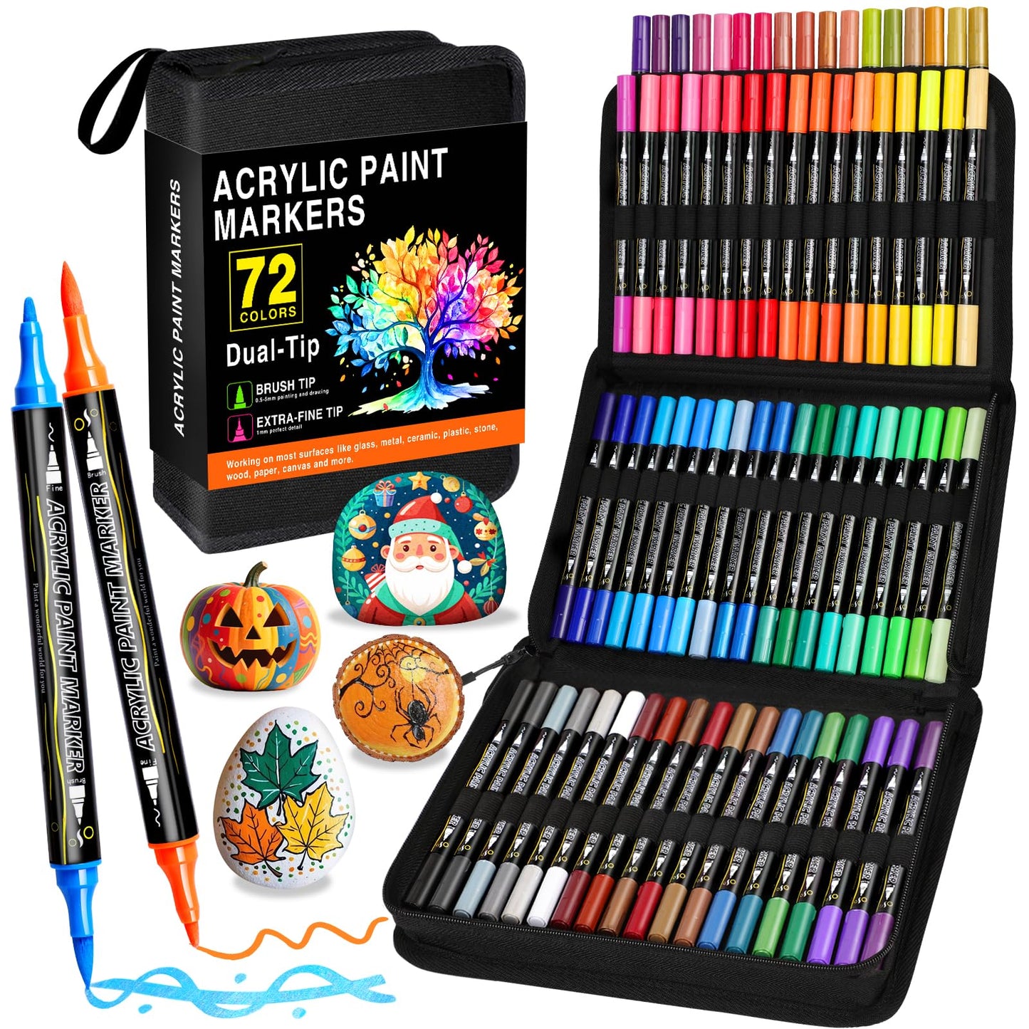 Acrylstifte Set mit Dual-Tip