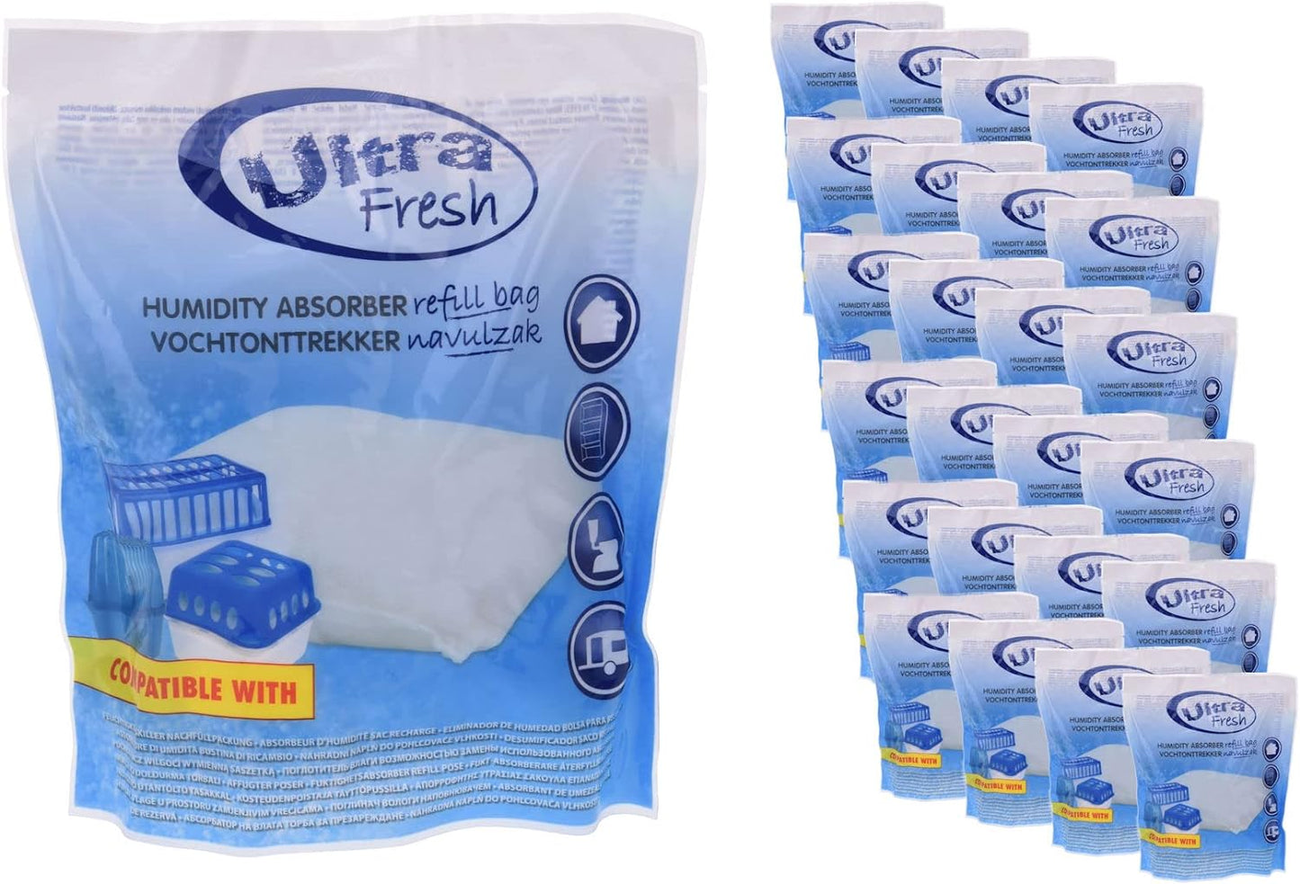Ultra Fresh Luftentfeuchter Nachfüllbeutel, 24er Pack